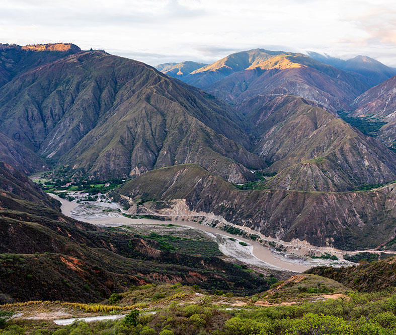 the Andes, South America