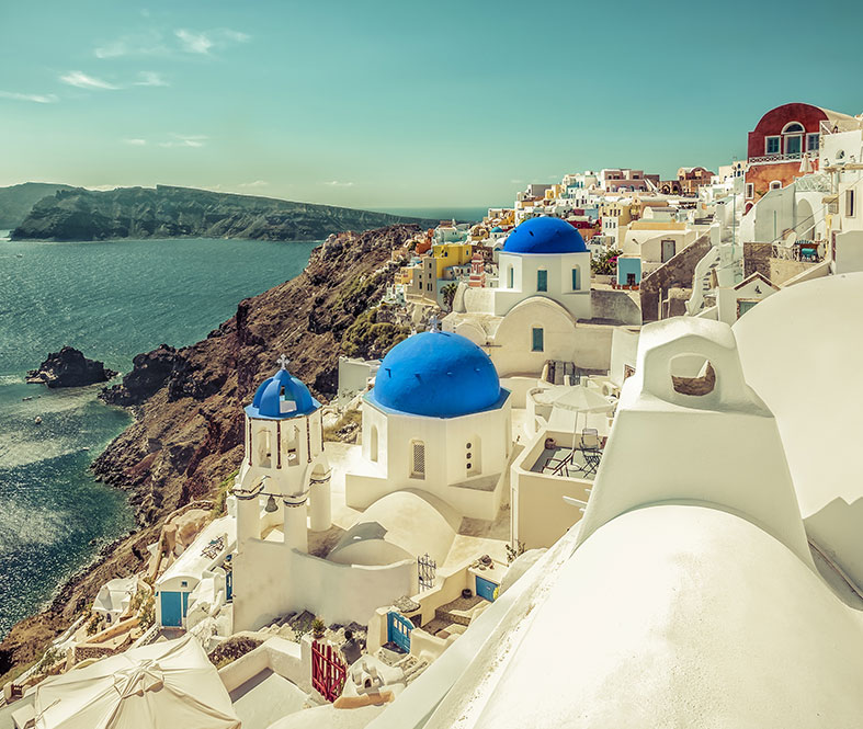 Most Romantic Getaways - Santorini, Greece